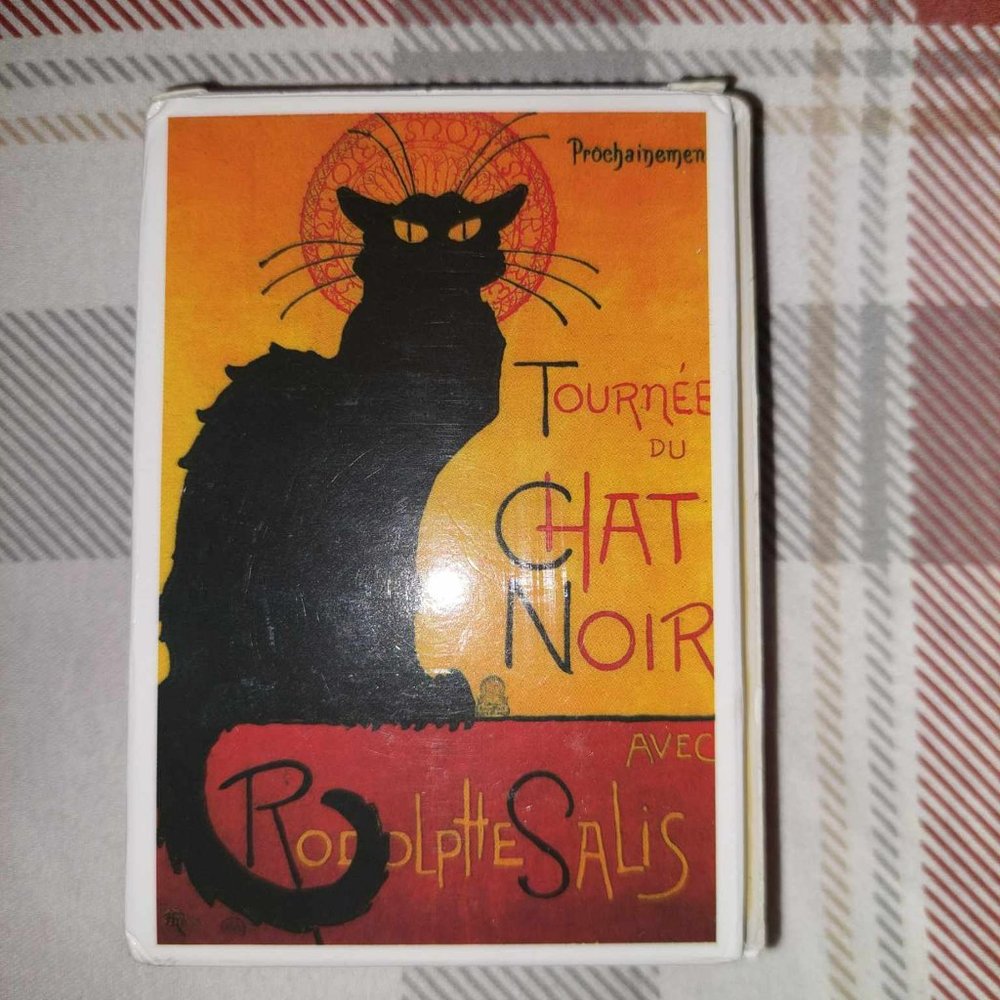 French themed poker deck of cards